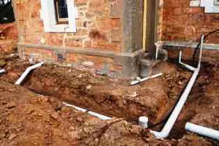 outside drainage Golders Green